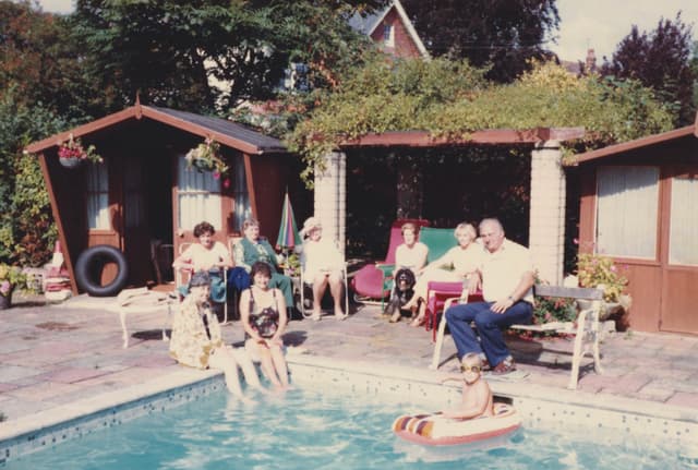Family at Edna's Pool, Findon