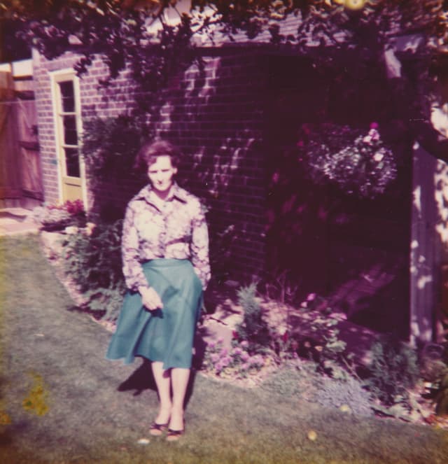 Nannie in the Garden