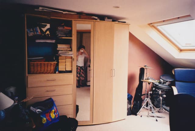 "Roof room, me in the front"